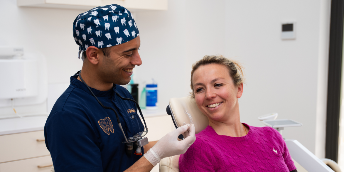 Traitement orthodontique corrigeant l’alignement dentaire — dentiste Le Beausset